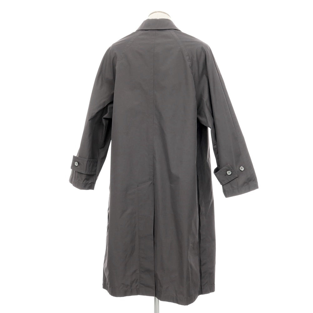 【新品】イーヴォ Hevo ポリエステルコットン ステンカラーコート グレー【サイズ44】【 状態ランクN 】【 メンズ 】[DPD]
