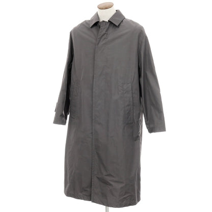 【新品】イーヴォ Hevo ポリエステルコットン ステンカラーコート グレー【サイズ46】【 状態ランクN 】【 メンズ 】