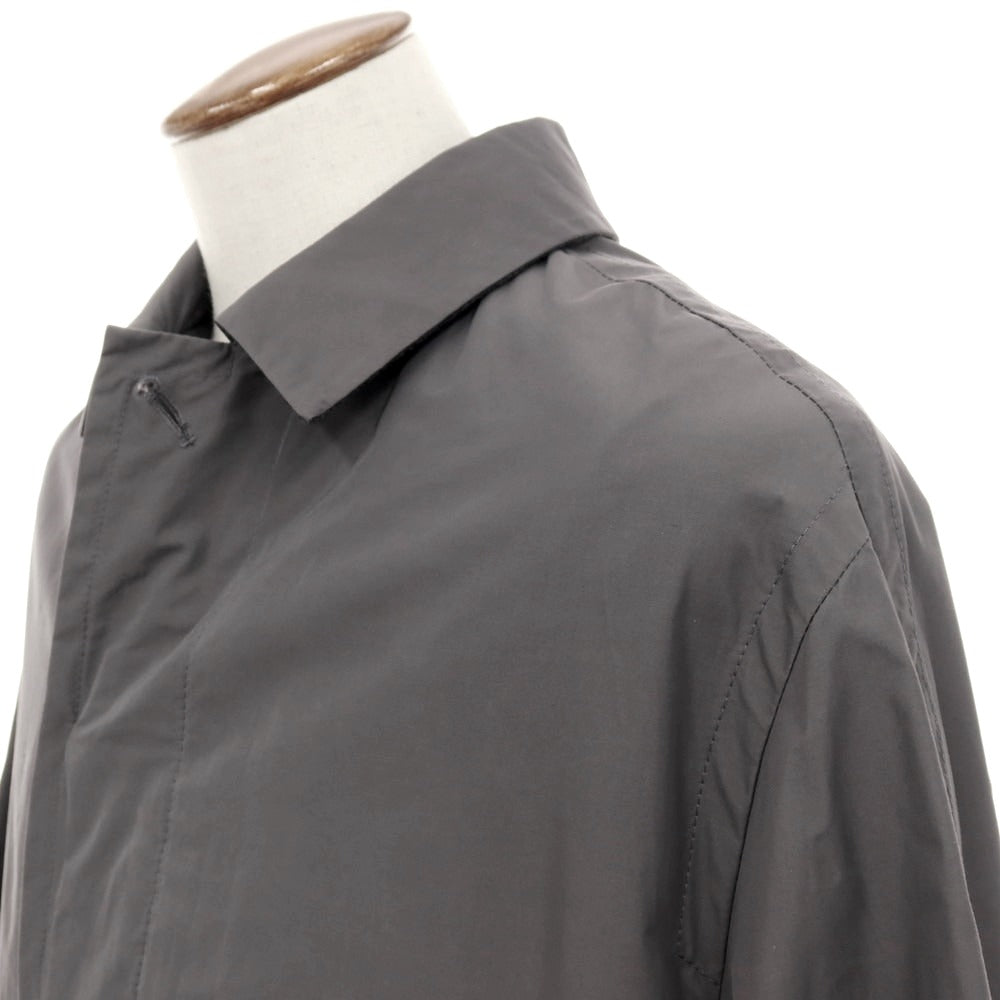 【新品】イーヴォ Hevo ポリエステルコットン ステンカラーコート グレー【サイズ46】【 状態ランクN 】【 メンズ 】