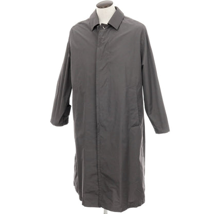 【新品】イーヴォ Hevo ポリエステルコットン ステンカラーコート グレー【サイズ52】【 状態ランクN 】【 メンズ 】