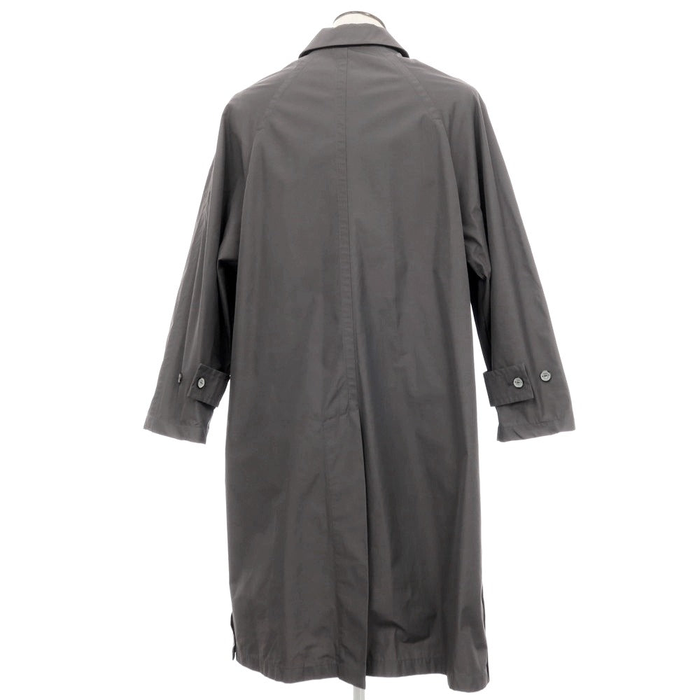 【新品】イーヴォ Hevo ポリエステルコットン ステンカラーコート グレー【サイズ52】【 状態ランクN 】【 メンズ 】[DPD]