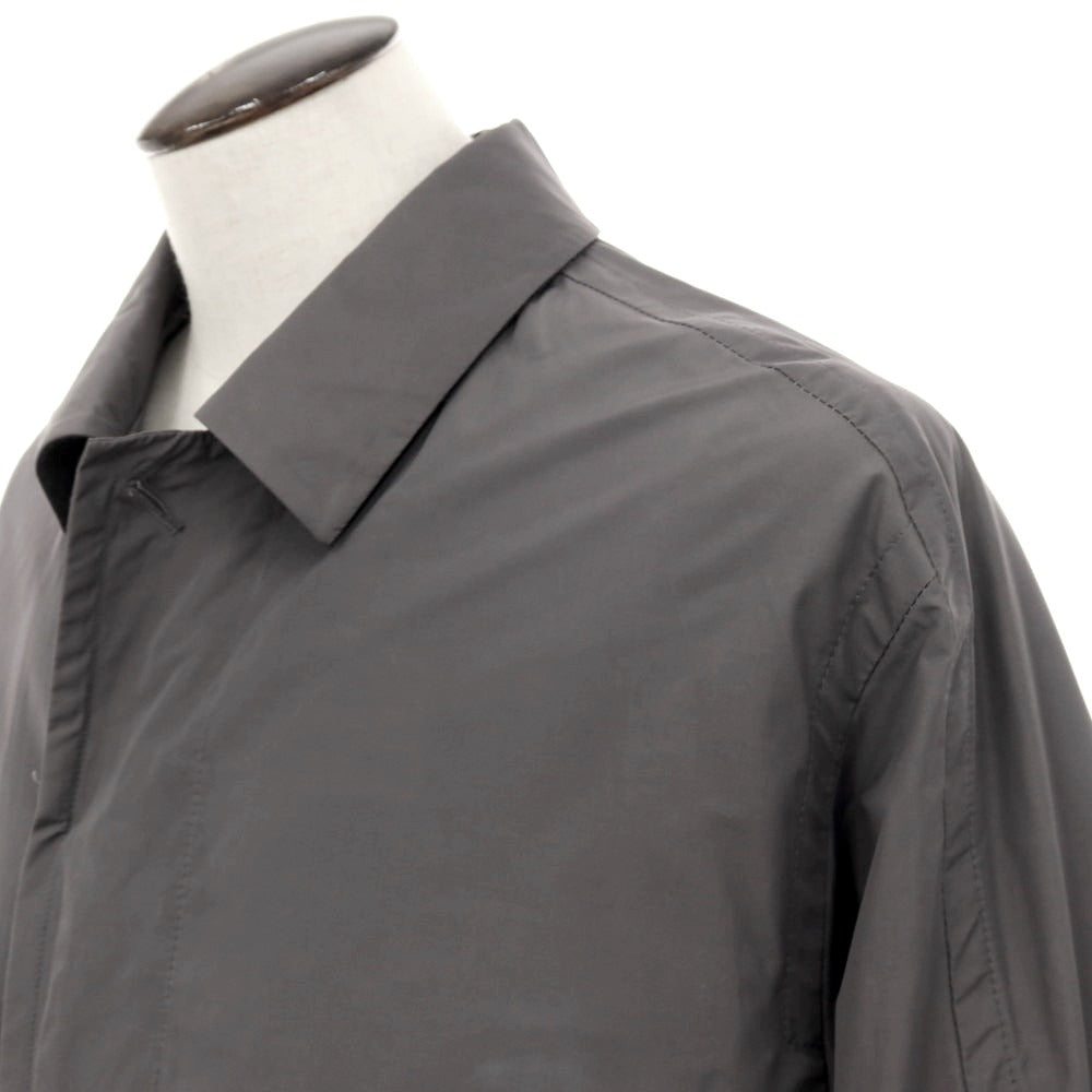 【新品】イーヴォ Hevo ポリエステルコットン ステンカラーコート グレー【サイズ56】【 状態ランクN 】【 メンズ 】