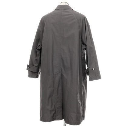 【新品】イーヴォ Hevo ポリエステルコットン ステンカラーコート グレー【サイズ56】【 状態ランクN 】【 メンズ 】