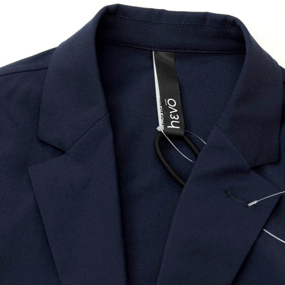 【新品】イーヴォ Hevo ストレッチポリエステルウール セットアップ ネイビー【サイズ上46/下S】【 状態ランクN 】【 メンズ 】
