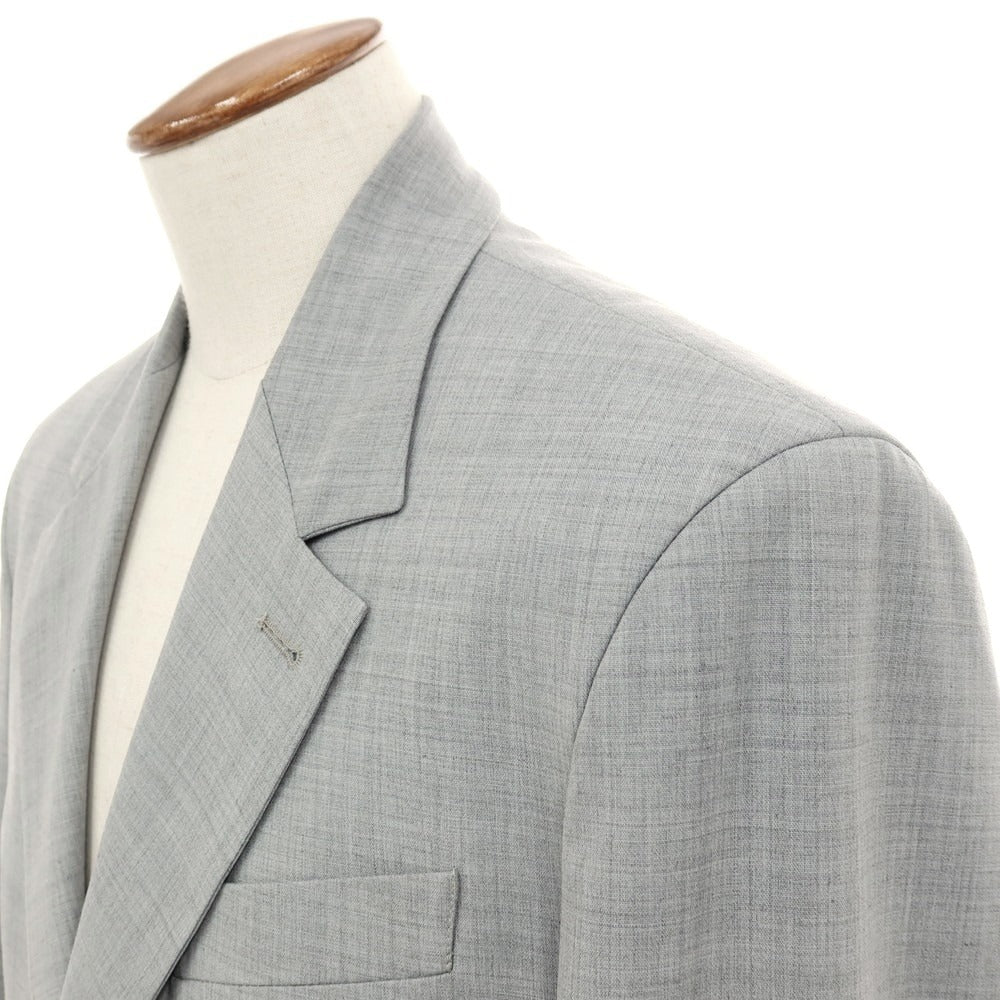 【新品】イーヴォ Hevo ストレッチポリエステルウール 2つボタンスーツ スーツ ライトグレー【サイズ上48/下M】【 状態ランクN 】【 メンズ 】
