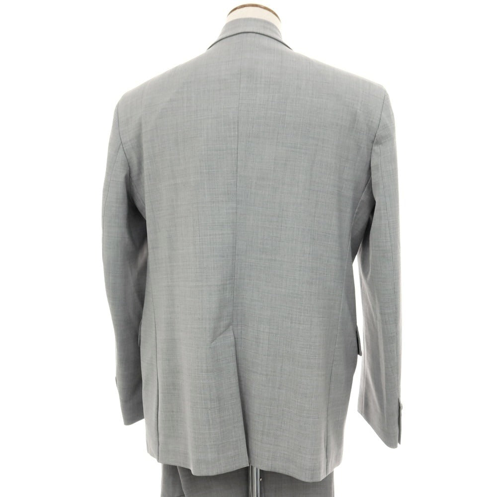 【新品】イーヴォ Hevo ストレッチポリエステルウール 2つボタンスーツ スーツ ライトグレー【サイズ上48/下M】【 状態ランクN 】【 メンズ 】