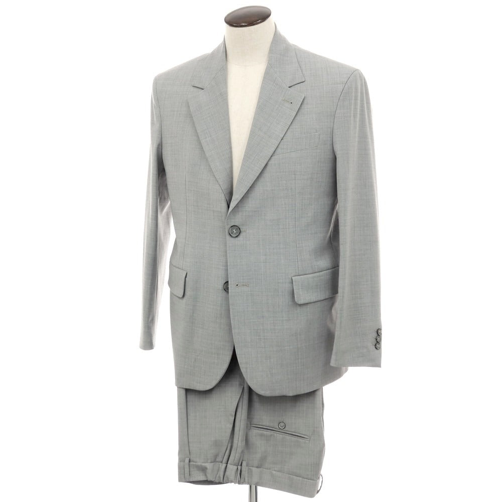 【新品】イーヴォ Hevo ストレッチポリエステルウール 2つボタンスーツ スーツ ライトグレー【サイズ上50/下L】【 状態ランクN 】【 メンズ 】