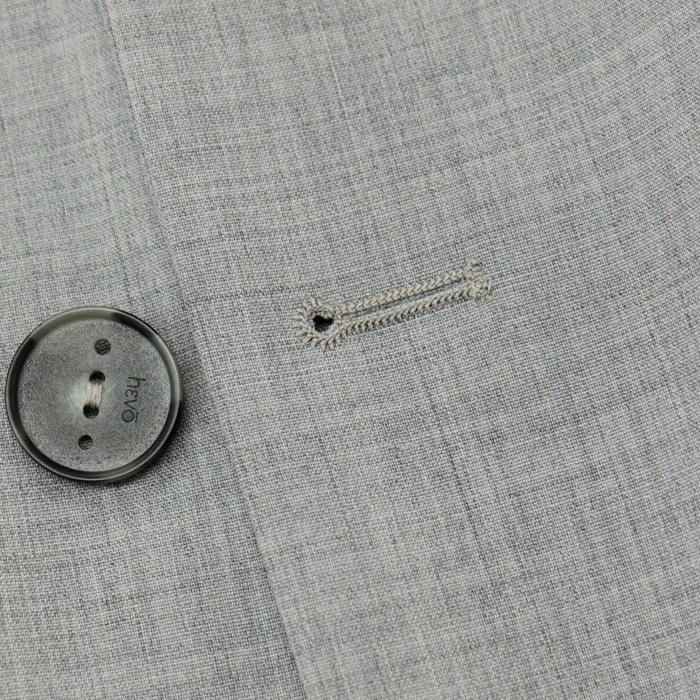 【新品】イーヴォ Hevo ストレッチポリエステルウール 2つボタンスーツ スーツ ライトグレー【サイズ上50/下L】【 状態ランクN 】【 メンズ 】