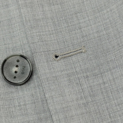 【新品】イーヴォ Hevo ストレッチポリエステルウール 2つボタンスーツ スーツ ライトグレー【サイズ上50/下L】【 状態ランクN 】【 メンズ 】