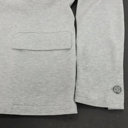 【新品】イーヴォ Hevo コットンナイロン フーデッドジャケット ライトグレー【サイズ44】【 状態ランクN 】【 メンズ 】