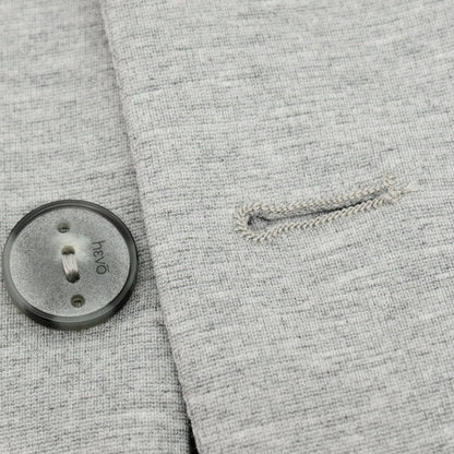 【新品】イーヴォ Hevo コットンナイロン フーデッドジャケット ライトグレー【サイズ46】【 状態ランクN 】【 メンズ 】