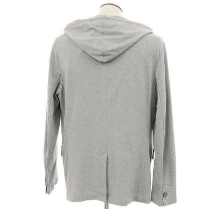 【新品】イーヴォ Hevo コットンナイロン フーデッドジャケット ライトグレー【サイズ50】【 状態ランクN 】【 メンズ 】