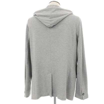 【新品アウトレット】イーヴォ Hevo コットンナイロン フーデッドジャケット ライトグレー【サイズ56】【 状態ランクN- 】【 メンズ 】