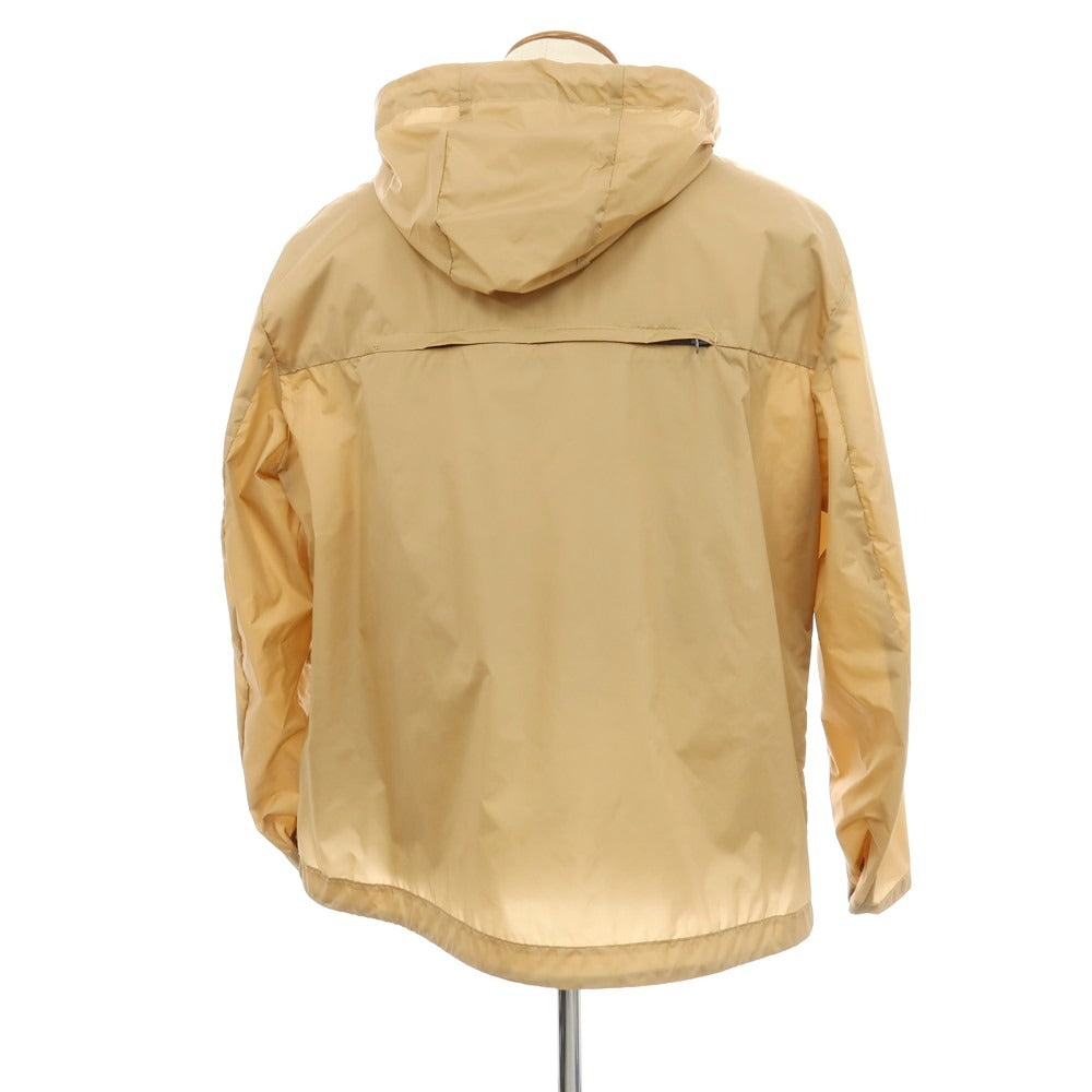 【新品】イーヴォ Hevo ナイロン フーデッドジップアップブルゾン ベージュ【サイズ46】【 状態ランクN 】【 メンズ 】