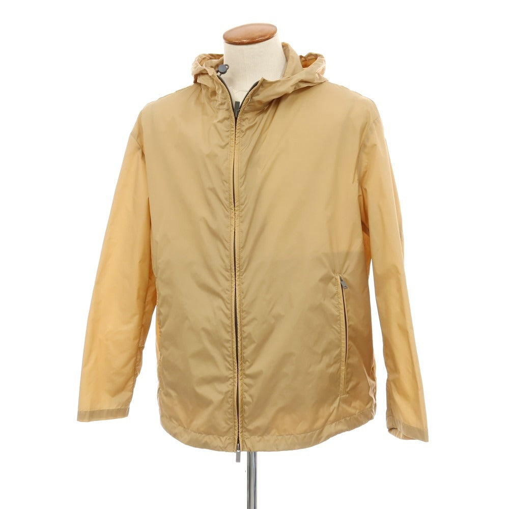 【新品】イーヴォ Hevo ナイロン フーデッドジップアップブルゾン ベージュ【サイズ48】【 状態ランクN 】【 メンズ 】[DPD]