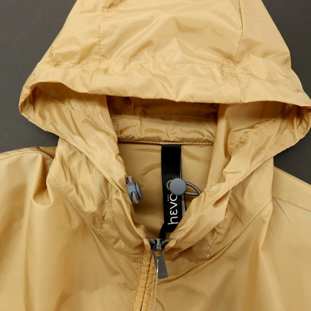 【新品アウトレット】イーヴォ Hevo ナイロン フーデッドジップアップブルゾン ベージュ【サイズ54】【 状態ランクN- 】【 メンズ 】