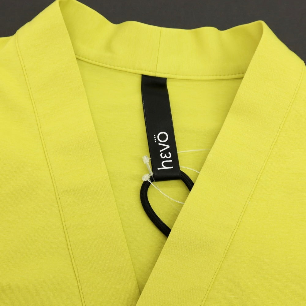 【新品】イーヴォ Hevo コットンナイロン ジャージー カーディガン ライムグリーン【サイズ44】【 状態ランクN 】【 メンズ 】