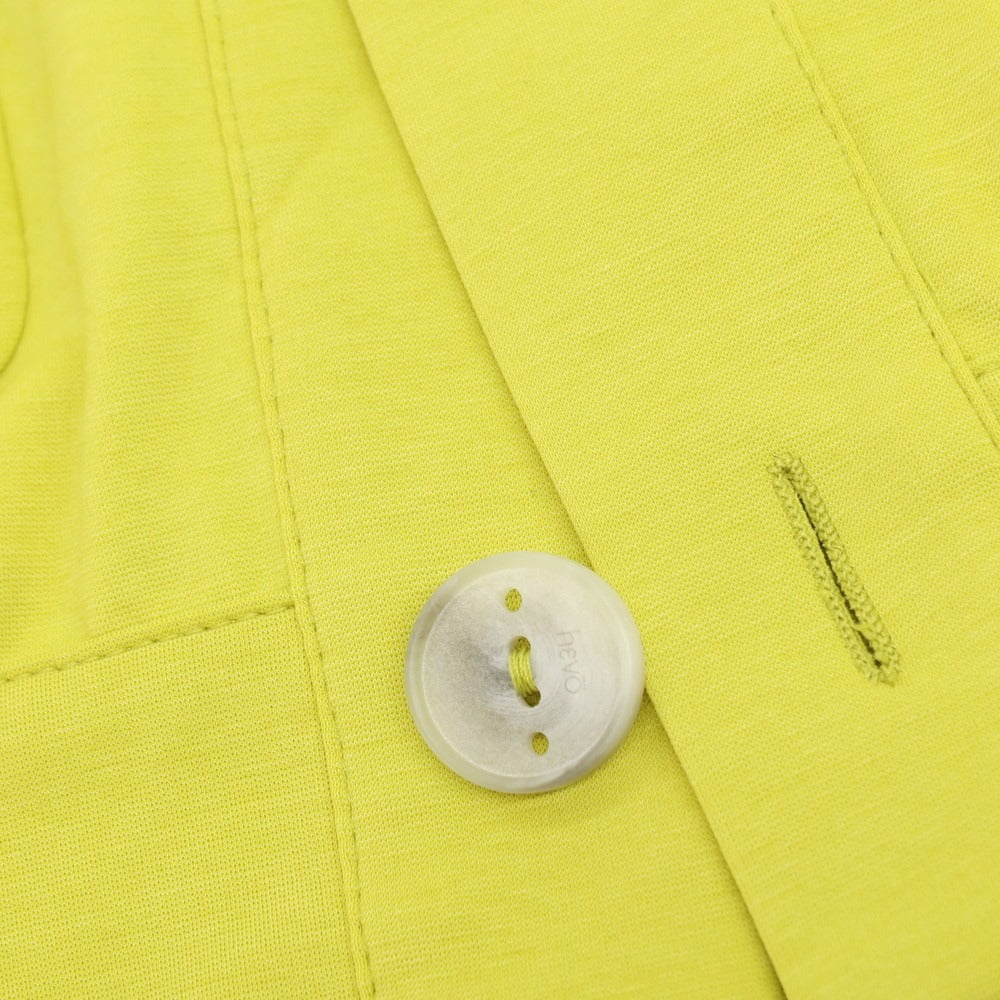 【新品】イーヴォ Hevo コットンナイロン ジャージー カーディガン ライムグリーン【サイズ44】【 状態ランクN 】【 メンズ 】