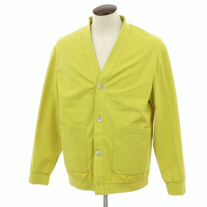 【新品アウトレット】イーヴォ Hevo コットンナイロン ジャージー カーディガン ライムグリーン【サイズ50】【 状態ランクN- 】【 メンズ 】