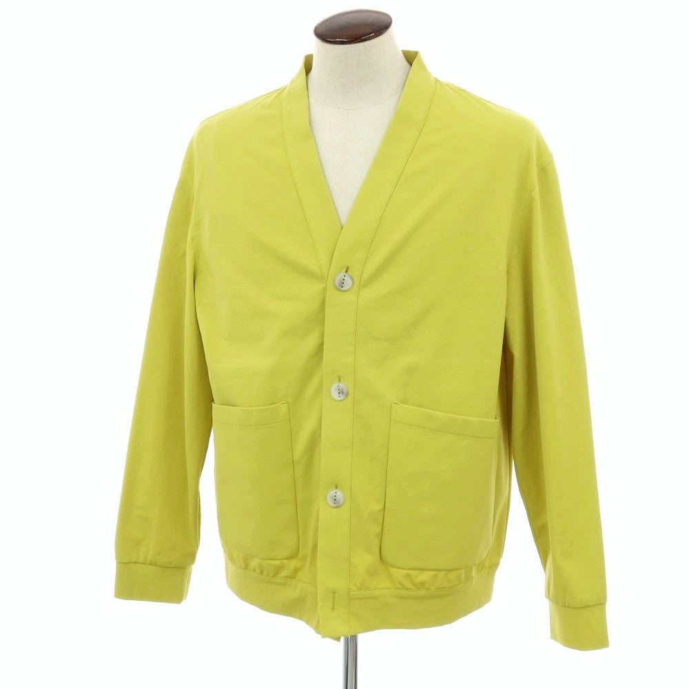 【新品アウトレット】イーヴォ Hevo コットンナイロン ジャージー カーディガン ライムグリーン【サイズ52】【 状態ランクN- 】【 メンズ 】