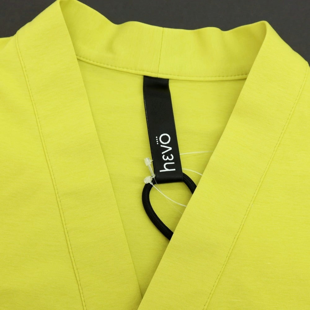 【新品】イーヴォ Hevo コットンナイロン ジャージー カーディガン ライムグリーン【サイズ54】【 状態ランクN 】【 メンズ 】