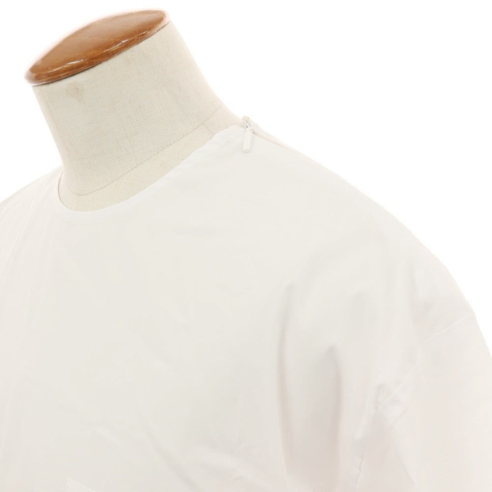 【新品】イーヴォ Hevo ストレッチ コットンナイロン クルーネック 半袖ポケットTシャツ ホワイト【サイズM】【 状態ランクN 】【 メンズ 】