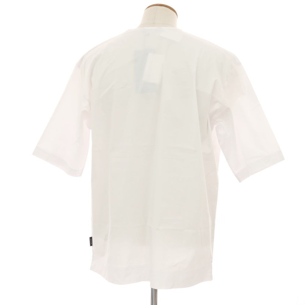 【新品】イーヴォ Hevo ストレッチ コットンナイロン クルーネック 半袖ポケットTシャツ ホワイト【サイズM】【 状態ランクN 】【 メンズ 】