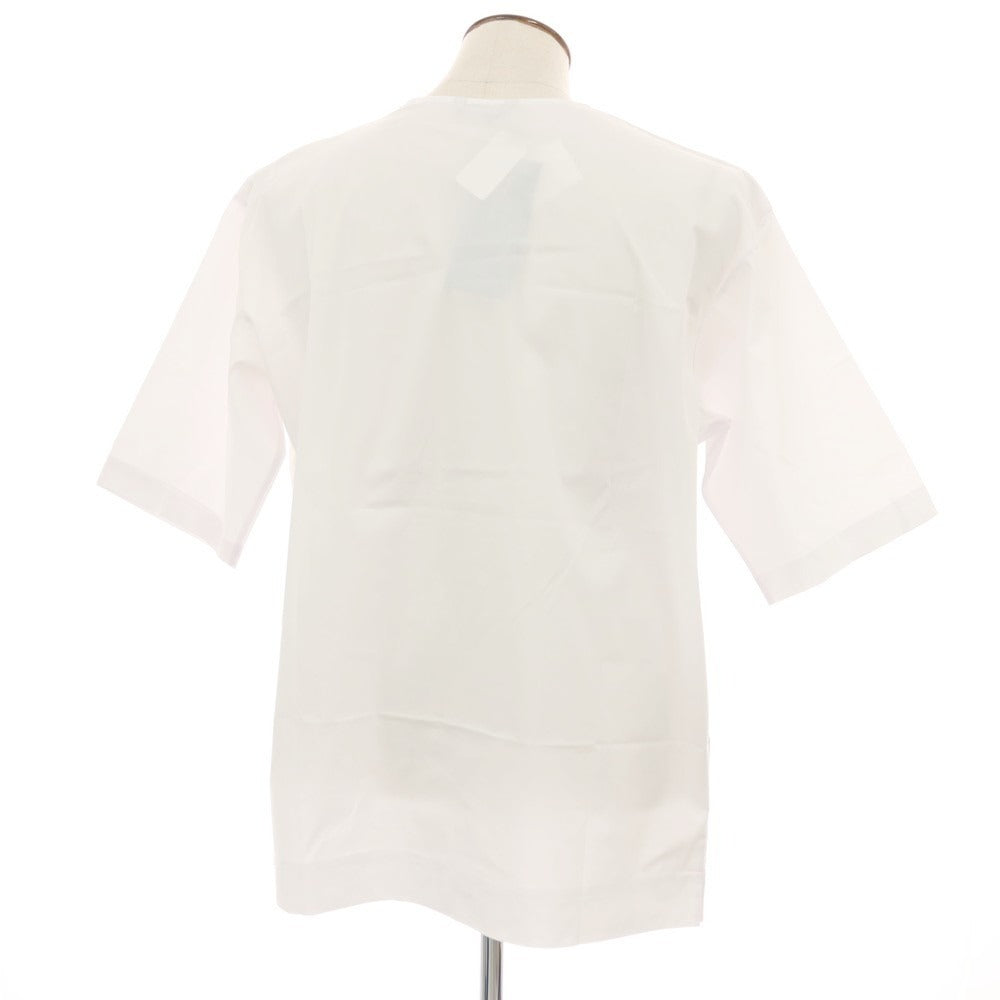 【新品】イーヴォ Hevo ストレッチ コットンナイロン クルーネック 半袖ポケットTシャツ ホワイト【サイズL】【 状態ランクN 】【 メンズ 】