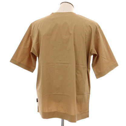 【新品】イーヴォ Hevo ストレッチ コットンナイロン クルーネック 半袖ポケットTシャツ ベージュ【サイズXL】【 状態ランクN 】【 メンズ 】