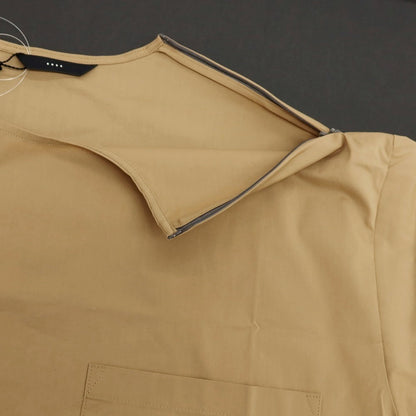 【新品】イーヴォ Hevo ストレッチ コットンナイロン クルーネック 半袖ポケットTシャツ ベージュ【サイズXL】【 状態ランクN 】【 メンズ 】