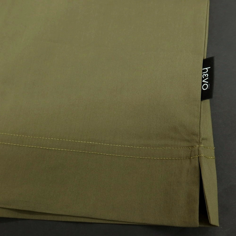【新品】イーヴォ Hevo ストレッチ コットンナイロン クルーネック 半袖ポケットTシャツ オリーブ【サイズXL】【 状態ランクN 】【 メンズ 】