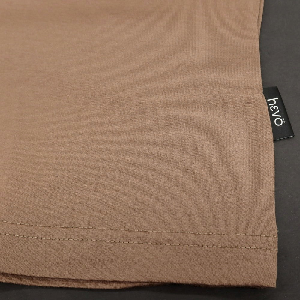 【新品】イーヴォ Hevo コットン クルーネック 半袖ポケットTシャツ ブラウン【サイズXXL】【 状態ランクN 】【 メンズ 】[CPD]