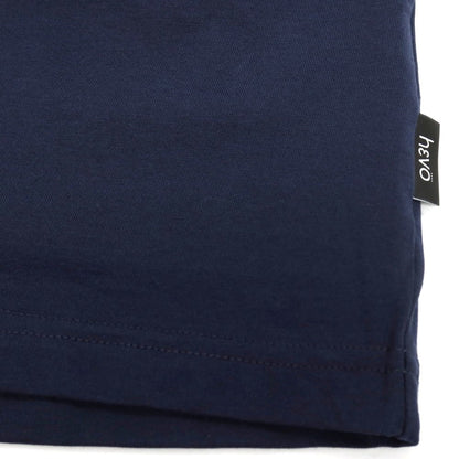 【新品】イーヴォ Hevo コットン クルーネック 半袖ポケットTシャツ ネイビー【サイズXXL】【 状態ランクN 】【 メンズ 】