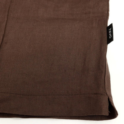 【新品】イーヴォ Hevo リネン クルーネック 半袖Ｔシャツ ブラウン【サイズM】【 状態ランクN 】【 メンズ 】