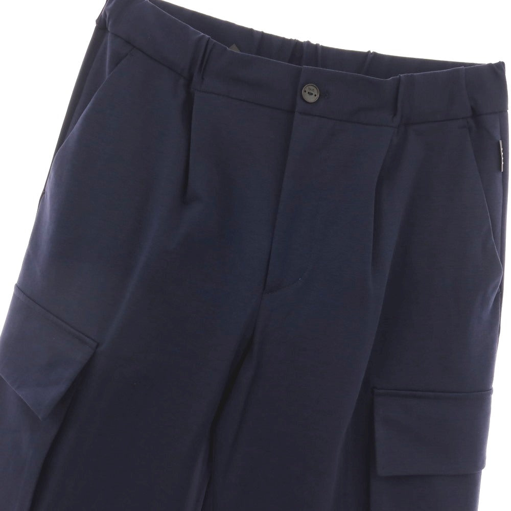 【新品】イーヴォ Hevo コットンナイロン ジャージー イージー カーゴパンツ ネイビー【サイズM】【 状態ランクN 】【 メンズ 】