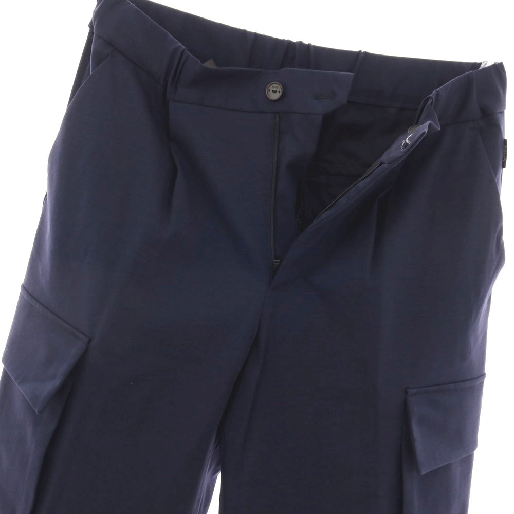 【新品】イーヴォ Hevo コットンナイロン ジャージー イージー カーゴパンツ ネイビー【サイズM】【 状態ランクN 】【 メンズ 】