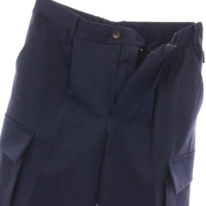 【新品】イーヴォ Hevo コットンナイロン ジャージー イージー カーゴパンツ ネイビー【サイズL】【 状態ランクN 】【 メンズ 】