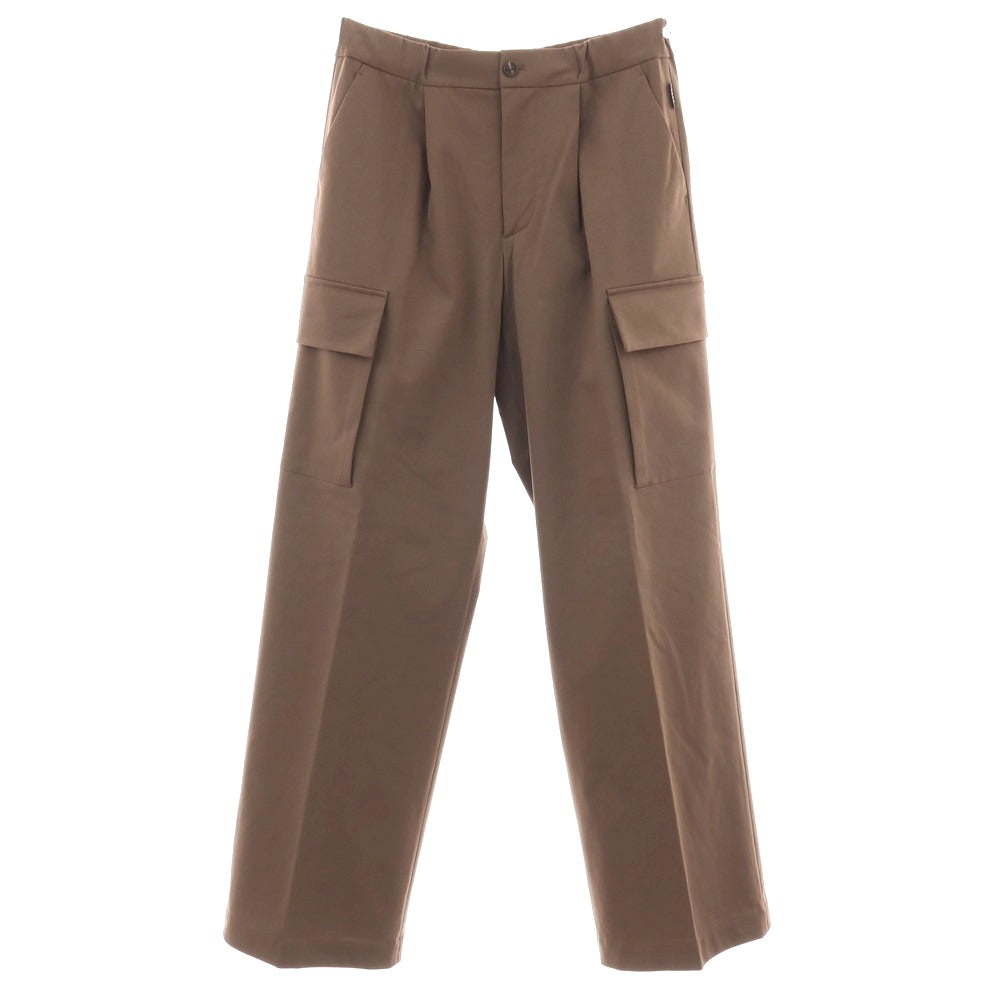 【新品】イーヴォ Hevo コットンナイロン ジャージー イージー カーゴパンツ ブラウン【サイズL】【 状態ランクN 】【 メンズ 】