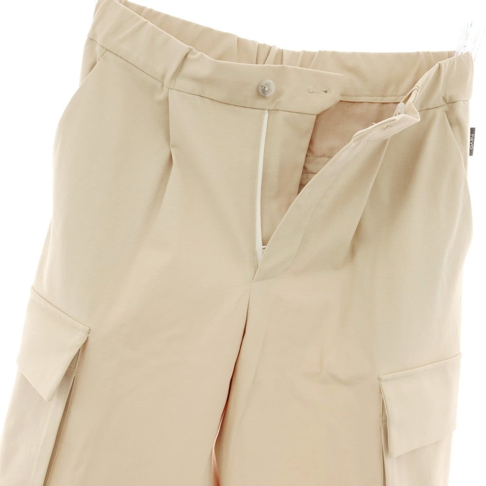 【新品アウトレット】イーヴォ Hevo コットンナイロン ジャージー イージー カーゴパンツ ベージュ【サイズS】【 状態ランクN- 】【 メンズ 】