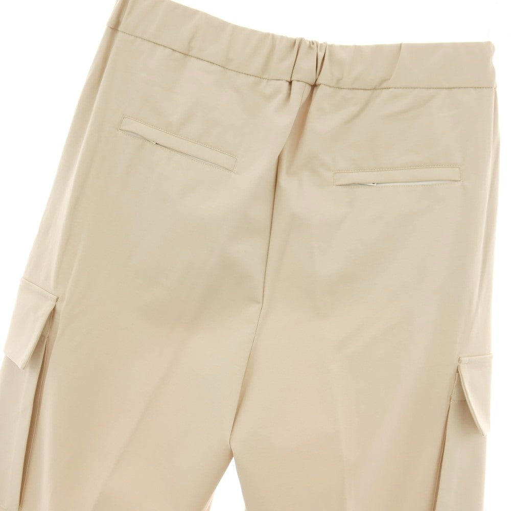 【新品アウトレット】イーヴォ Hevo コットンナイロン ジャージー イージー カーゴパンツ ベージュ【サイズM】【 状態ランクN- 】【 メンズ 】
