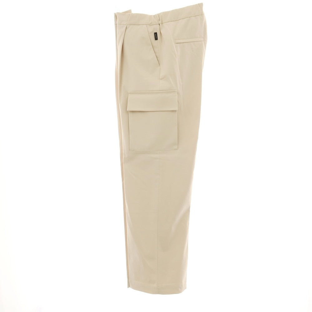 【新品アウトレット】イーヴォ Hevo コットンナイロン ジャージー イージー カーゴパンツ ベージュ【サイズL】【 状態ランクN- 】【 メンズ 】