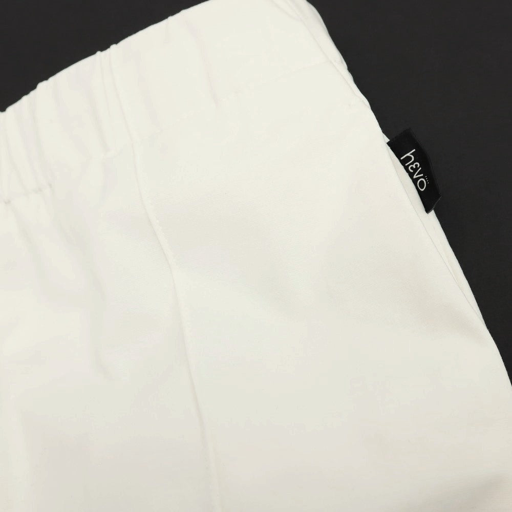 【新品アウトレット】イーヴォ Hevo コットンナイロン ジャージー ジョガーパンツ イージーパンツ ホワイト【サイズL】【 状態ランクN- 】【 メンズ 】