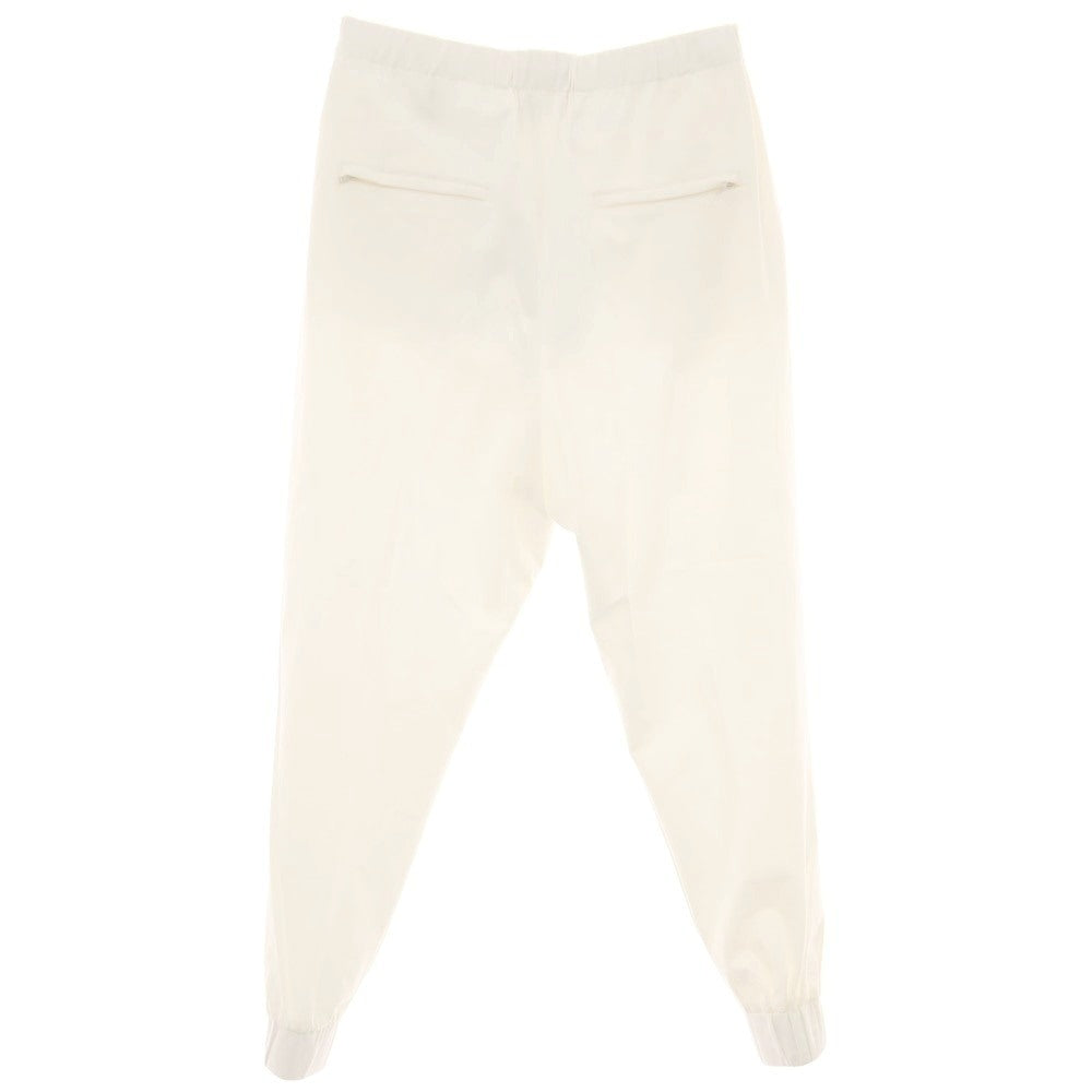 【新品】イーヴォ Hevo コットンナイロン ジャージー ジョガーパンツ イージーパンツ ホワイト【サイズL】【 状態ランクN 】【 メンズ 】