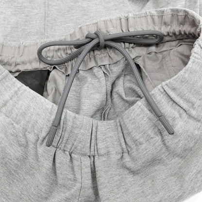 【新品】イーヴォ Hevo コットンナイロン ジャージー ジョガーパンツ イージーパンツ ライトグレー【サイズS】【 状態ランクN 】【 メンズ 】