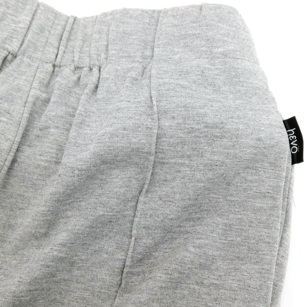 【新品】イーヴォ Hevo コットンナイロン ジャージー ジョガーパンツ イージーパンツ ライトグレー【サイズXL】【 状態ランクN 】【 メンズ 】