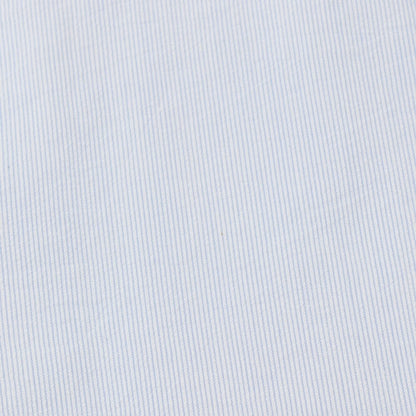 【新品アウトレット】バグッタ Bagutta MIKE サッカー調コットン ストライプ オープンカラー カジュアルシャツ ブルーxホワイト【サイズ42】【 状態ランクN- 】【 メンズ 】