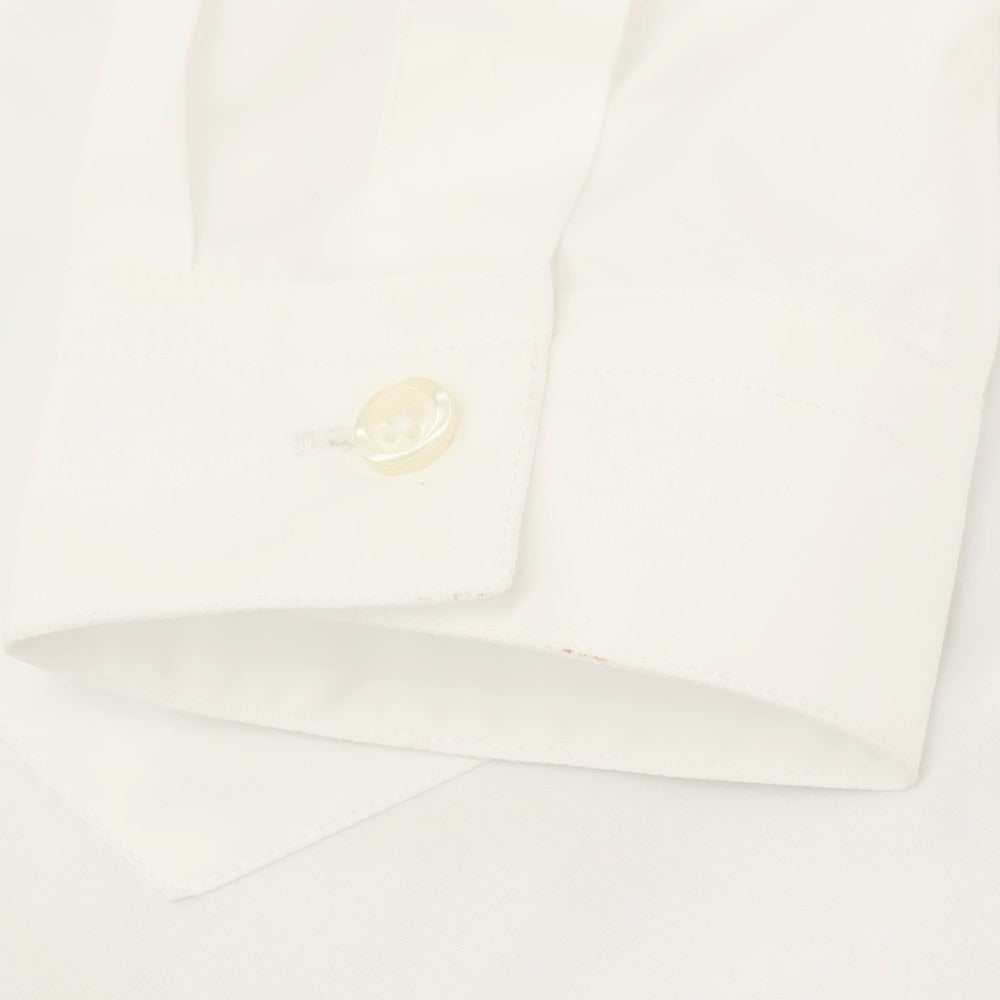 【新品アウトレット】バグッタ Bagutta UENO コットン バンドカラー カジュアルシャツ ホワイト【サイズXS】【 状態ランクN- 】【 メンズ 】