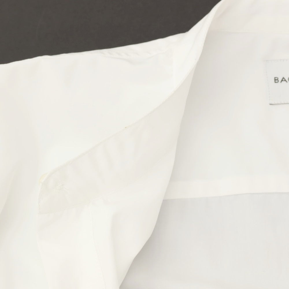 【新品アウトレット】バグッタ Bagutta UENO コットン バンドカラー カジュアルシャツ ホワイト【サイズM】【 状態ランクN- 】【 メンズ 】