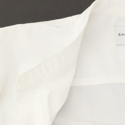 【新品アウトレット】バグッタ Bagutta UENO コットン バンドカラー カジュアルシャツ ホワイト【サイズM】【 状態ランクN- 】【 メンズ 】