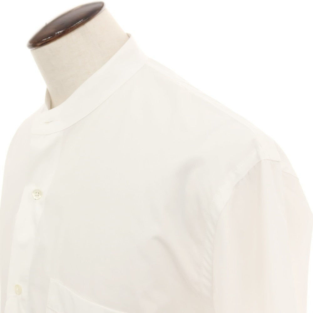 【新品アウトレット】バグッタ Bagutta UENO コットン バンドカラー カジュアルシャツ ホワイト【サイズL】【 状態ランクN- 】【 メンズ 】